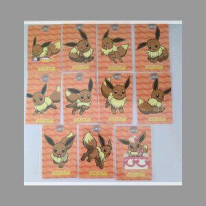 Pokemon Let's Go Eevee Database Peru Eevee Set Eeveelutions Full Set In Motion